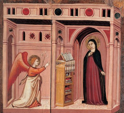 Annunciation by Maestro di Campli